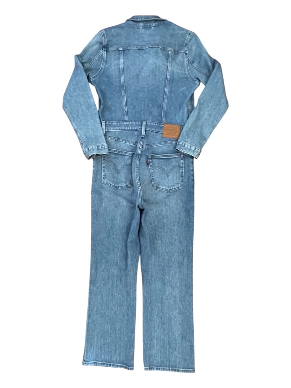 Levi’s Kick Flare Long Sleeve Denim Jumpsuit - Picture 3 of 12